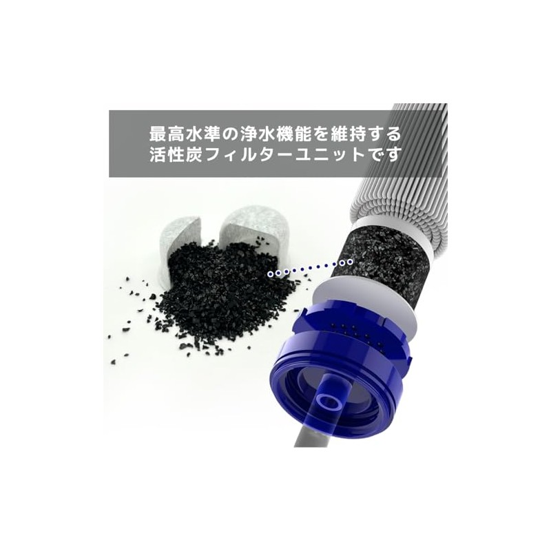 活性炭 2個入り サバイバルストロー交換用 活性炭ユニット 携帯浄水器 取り替え用