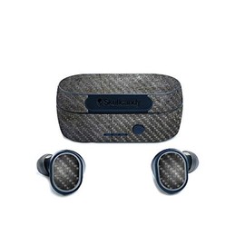 MightySkins Carbon Fiber Skin for Skullcandy Sesh True Wireless Earbuds - Scratched Up | Protective, Durable Textured Carbon Fiber Finish | Easy to Apply, Remove, and Change Styles | Made in The USA