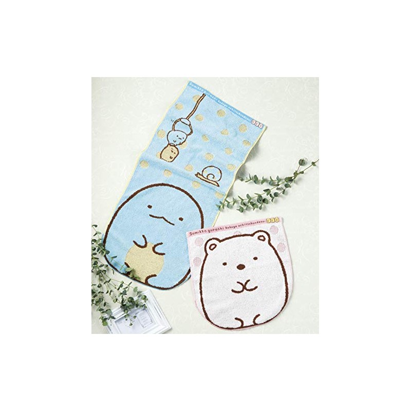 Marushin 6575009600 Hand Towel, Sumikko Gurashi, 13.4 x 14.2 inches