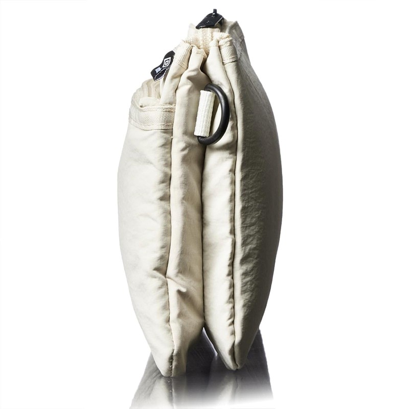 Umbro Sacoche Soft Lightweight Nylon Shoulder Bag with Logo Embroidery,