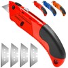 DIYSELF Knife Box Cutter Retractable, Heavy Duty Razor Knife with
