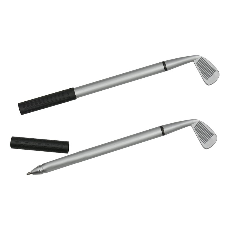 Maydahui Cute Golf Club Ballpoint Pen, Oil-Based, Black, 0.5mm, 12-Piece