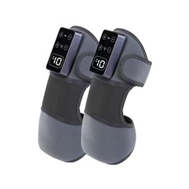 Knee Massager with Heat and Vibration, Heating Pad for Knee Shoulder Elbow, Heated Knee Brace for Arthritis with Massage