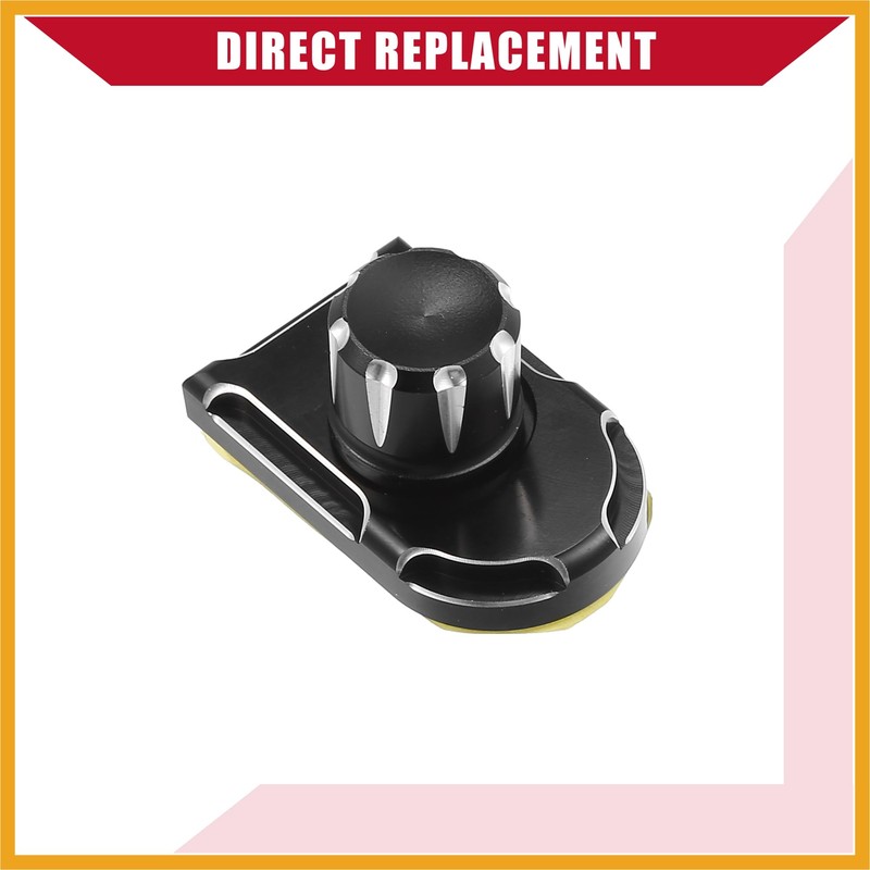 Partuto Motorcycle Seat Bolt with Knob Cover for Harley/Rear /
