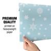 GRAPHICS & MORE Winter Snowflakes on Blue Gift Wrap Wrapping