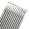Luo ke 12 Pcs Round Ball Burr - 3/32'' Shank