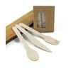 Bush Craft Bushcraft ECO Cutlery Set, 30 Pieces, Natural