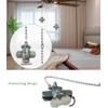 OMYZERO 12 inch Ceiling Fan Pull Chain Airplane Charm Pendant