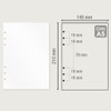 KOMPASS® Diary Inserts | 30 DIN A5 Refill Pages for