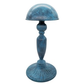 Owlgift Vintage Dome Shape Design Removable Metal Hat Rack/Cap/Wig Storage Holder Display Stand,Turquoise