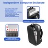 GYakeog Laptop Backpack, EVA Hard Shell, Oxford, Lightweight, Waterproof, USB-C