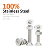FullFun 880PCS M2 M3 M4 M5 Hex Socket Flat Head