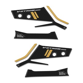 labelbike - 3D Resin Sticker Set, Decorations and Protection for Motorcycle Hand Guards, Compatible with Suzuki V-Strom 1050