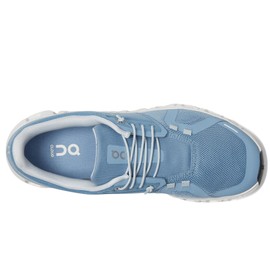 On Women's Cloud 6, Chambray | White, 9 Medium US