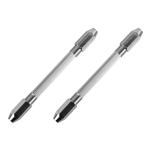 Namvo 2 Pcs Mini Drill Clip Double Head Needle Nose