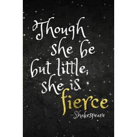  Vitamin & Supplements Tracker - Shakespeare She is Fierce Midsummer Play Quote