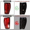 CONLLCON LED Tail Lights Assembly Compatible with 2019-2023 GMC Sierra