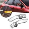 Pair of Rearview Wing Mirror Indicator Lens Turn Signal Light