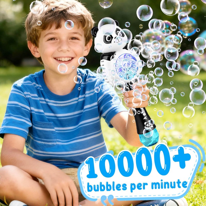 Britik Bubble Wands for Kids Ages 4-8 Years Old: Light