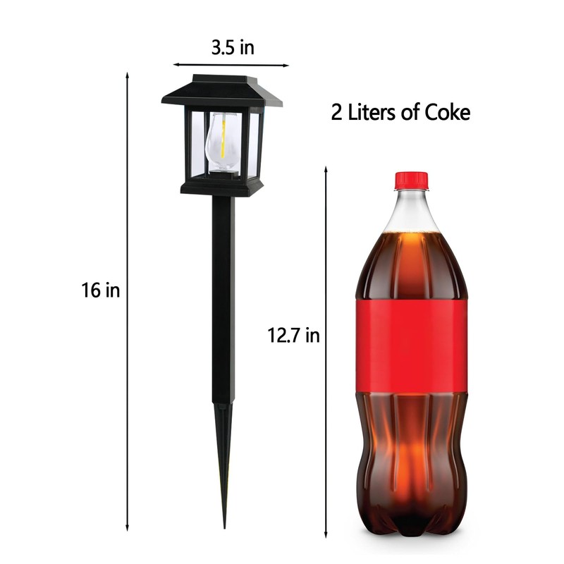 16-Pack Solar Lights Outdoor (Extra-Bright & Auto On/Off), Solar Powered