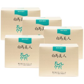 Hakuba Bijin x 5, Horse Oil Skin Cream (Collagen Blended)