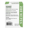 SOLWST Optix Lens Cleaning Wipes - 200 Pre-Moistened, Individually Wrapped