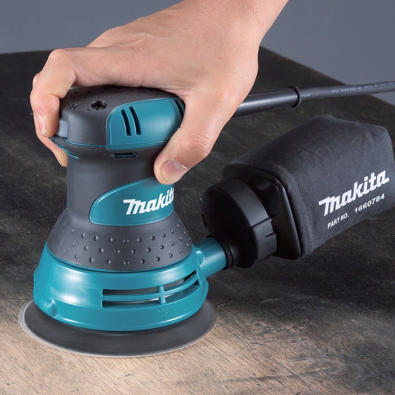 Makita BO5031K Variable Speed Random Orbit Sander, 5 In, Teal