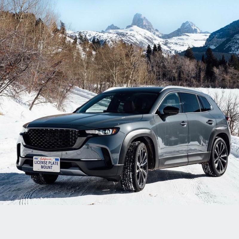 No Drill Front License Frame Compatible with Mazda CX-9 2013-2023