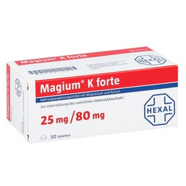 HEXAL AG Magium K Forte, 50 Stück