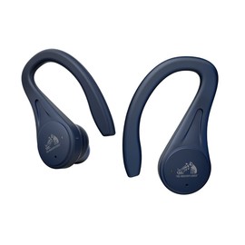 JVCKENWOOD Victor HA-EC25T Wireless Earphones, Bluetooth Earphones, Body Weight: 0.2 oz (6.9 g) (Single Ear), Up to 30 Hours of Playback, Waterproof, For Sports, Blue HA-EC25T-A