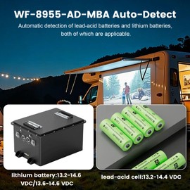 WF-8955-AD-MBA Main Board Assembly 55 Amp, WF-8955AN RV Power Converter, 13.6V Three Stages Smart Charge, Compatible with WF-8955PEC WF-8955-MBA
