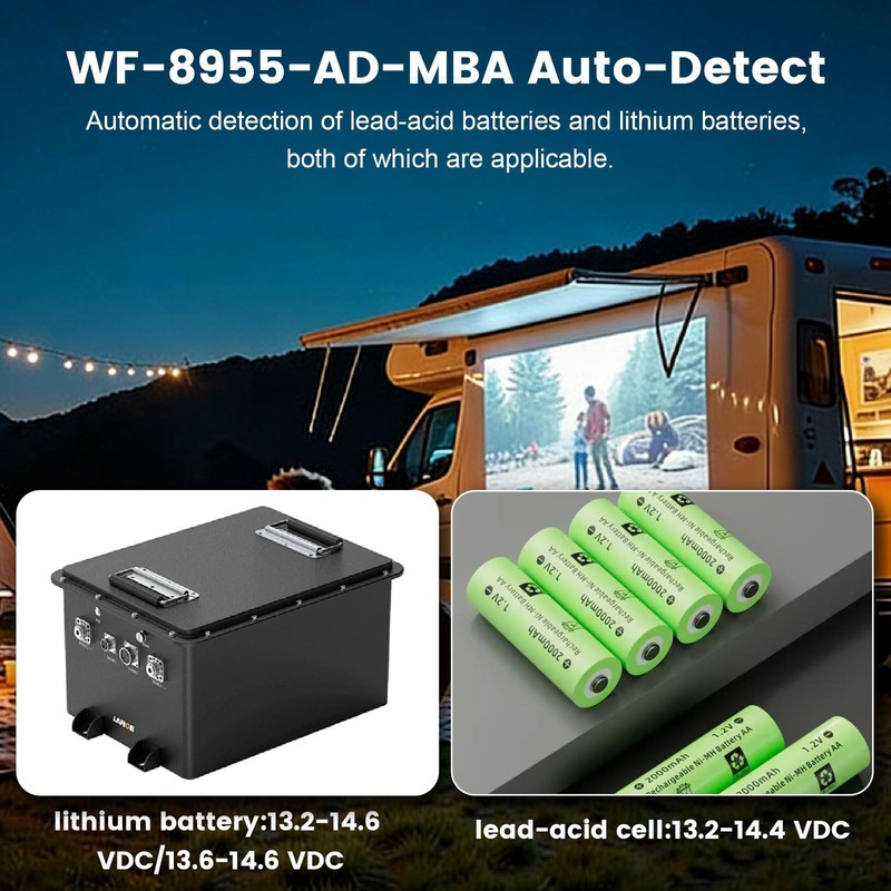 WF-8955-AD-MBA Main Board Assembly 55 Amp, WF-8955AN RV Power Converter,