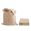 2PCS Large Hessian Potato Sack, Vegetable & Potato Storage Sack,