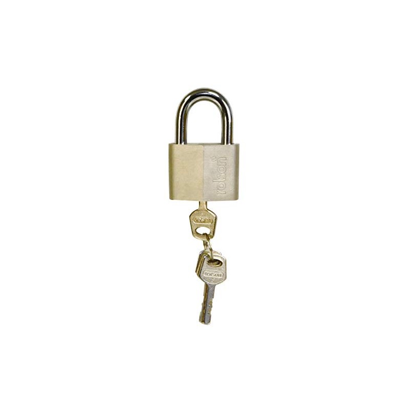 Rolson 66532 50mm Normal Shackle Diamond Padlock, Nylon/A