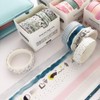 YUBBAEX 5 Rolls Washi Tape Set Creative Basic Skinny Masking