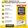 Harris Bed Bug Early Detection Glue Traps (4/Pack)
