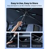 [2025 Upgrade] Nmoiss Windshield Sun Shade Umbrella - [Vinyl Coating