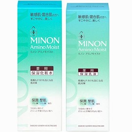Minon Amino Moist Medicated Acne Care Lotion 5.1 fl oz (150 ml) (4987107624871) + Milk 3.5 oz (100 g) (4987107624925)