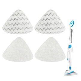 Mop Pads for Bissell 2078: Steam Mop Pads Fit for Bissell PowerEdge and PowerForce Lift Off 2-in-1 Series 2078 20781 2165 20781 2814C Steam Mop Cleaner Replacement Mop Cloth (2 Soft + 2 Scrubby)