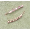 Ruwado 2 Pcs Bobby Pin with Rhinestone Flower Cute Crystal