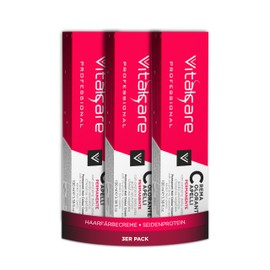 Vitalcare | Professional Professional Permanent Hair Colour with Silk Protein #5/3 Light Brown Gold Multipack 3 x 100ml