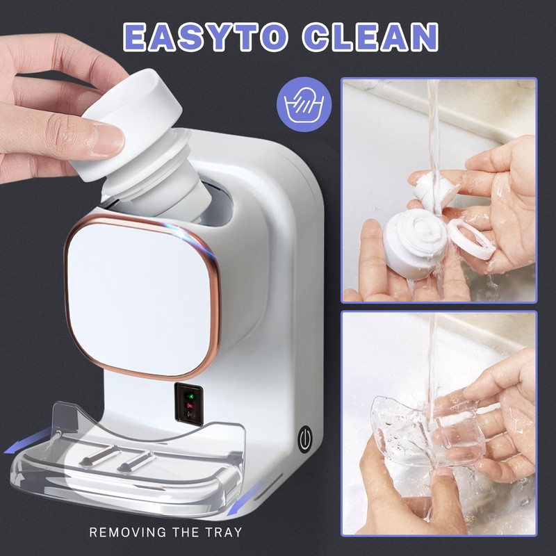 Automatic Toothpaste Dispenser,Wall Mounted Electric Toothpaste Dispenser for Kids and