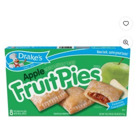 Drakes Drake's Apple Fruit Pies, 8 ct, 18.04 oz