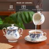 Agyiuns Ceramic Sugar and Creamer Set, 2 Piece Set Sugar