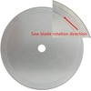 JINGLING 100mm 4" Diamond Lapidary Saws Blades, Super-Thin Rim 0.35mm