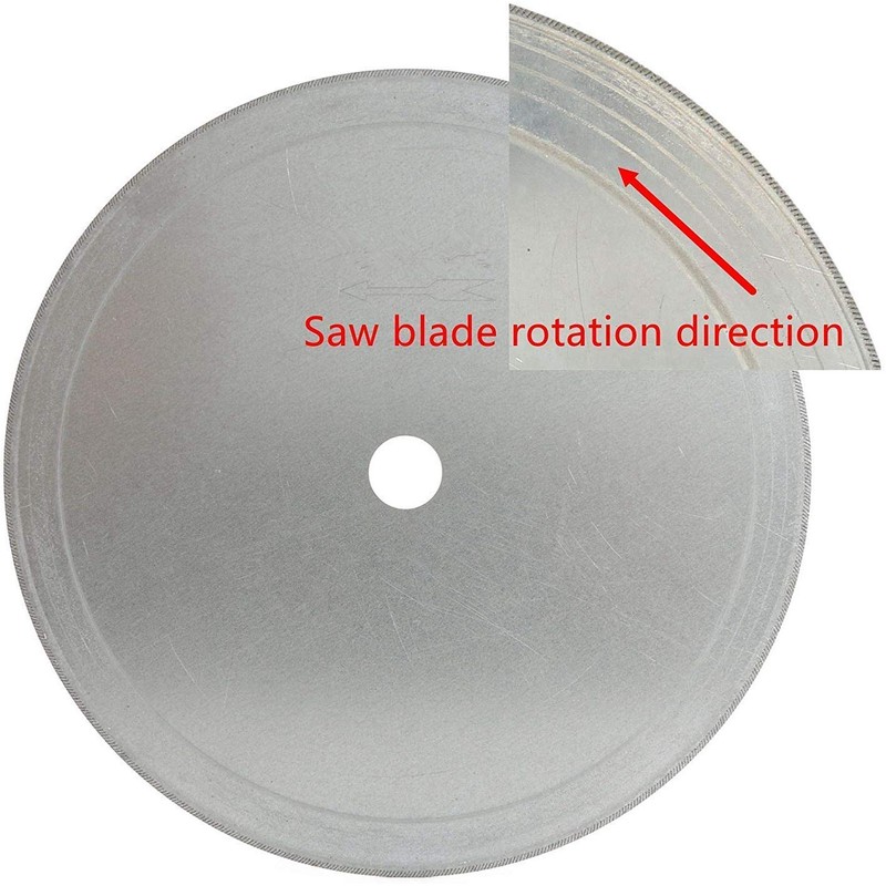 JINGLING 100mm 4" Diamond Lapidary Saws Blades, Super-Thin Rim 0.35mm