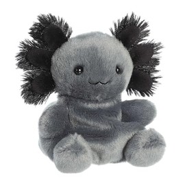 Aurora® Adorable Palm Pals™ Onyx Axolotl™ Stuffed Animal - Pocket-Sized Play - Collectable Fun - Black 5 Inches
