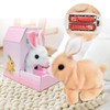 Electric Rabbit Plush Toy Battery Operated Stuffed Bunny Jumping Wiggle
