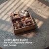 BSIRI Wooden Puzzle Box Set (4 Games) - Challenging Brain