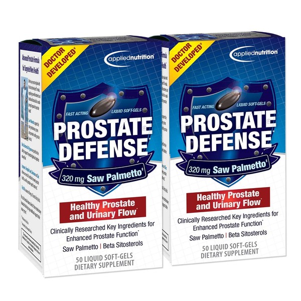 Applied Nutrition Prostate Defense, 50-Count (Pack of 2)